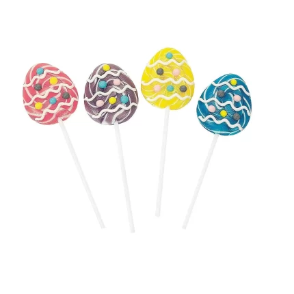 Easter Egg Suckers (set of 12 swirl lollipops) Great for Easter Basket