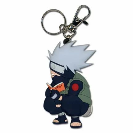 Naruto-Kakashi SD Sitting Pose PVC Keychain