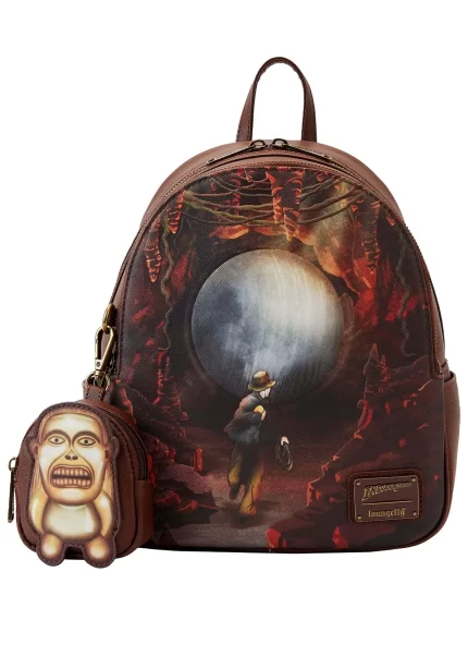 Loungefly Indiana Jones Raiders Mini Backpack with Coin Purse