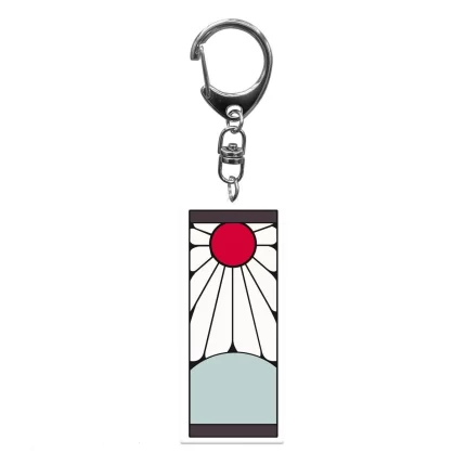 Demon Slayer Tanjiro's Hanafuda Earring Acrylic Keychain