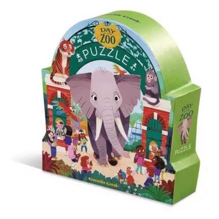 Crocodile Creek: 48pc Puzzle Museum Zoo