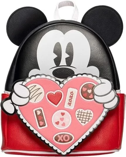 Loungefly Disney Mickey Mouse Chocolate Box Valentine Exclusive Mini-Backpack