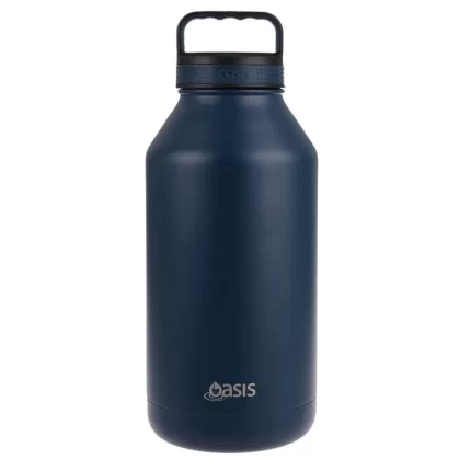 Navy Stainless Steel Double Wall Insulated Titan Bottle