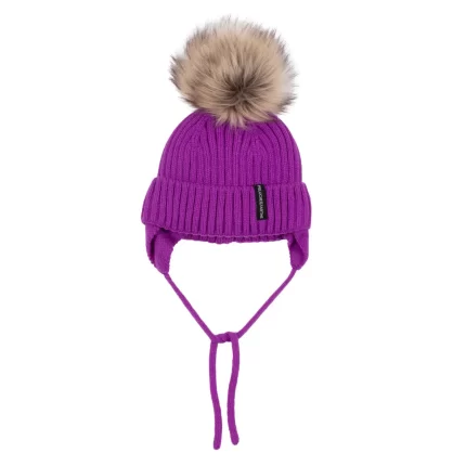Baby Girls' Justine Knit Hat Purple