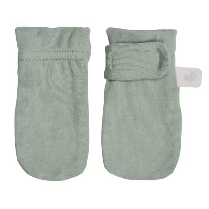 Bamboo scratch mitts - Moss green