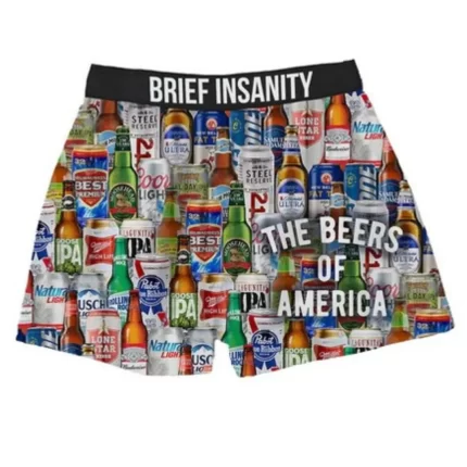Boxers - Beers of America Funny Unisex Boxer Shorts