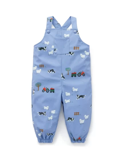 Waterproof Overalls - Herding Sheep Print