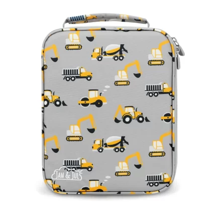 Kids Lunch Bag | Grey Construction