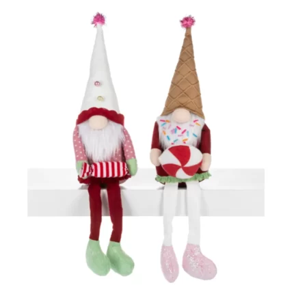 Fabric Gnomes Christmas Decor shelf sitters