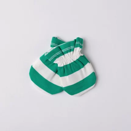 Baby Mittens - Blarney Green Stripes
