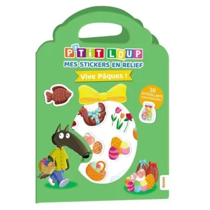 P'tit Loup - Easter embossed stickers