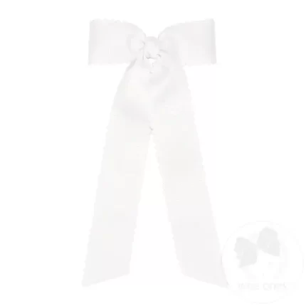 Wee Ones Bows - Bowtie Medium - Scalloped White