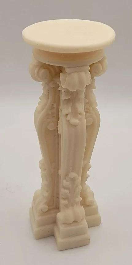 Corinthian Pedestal Off White