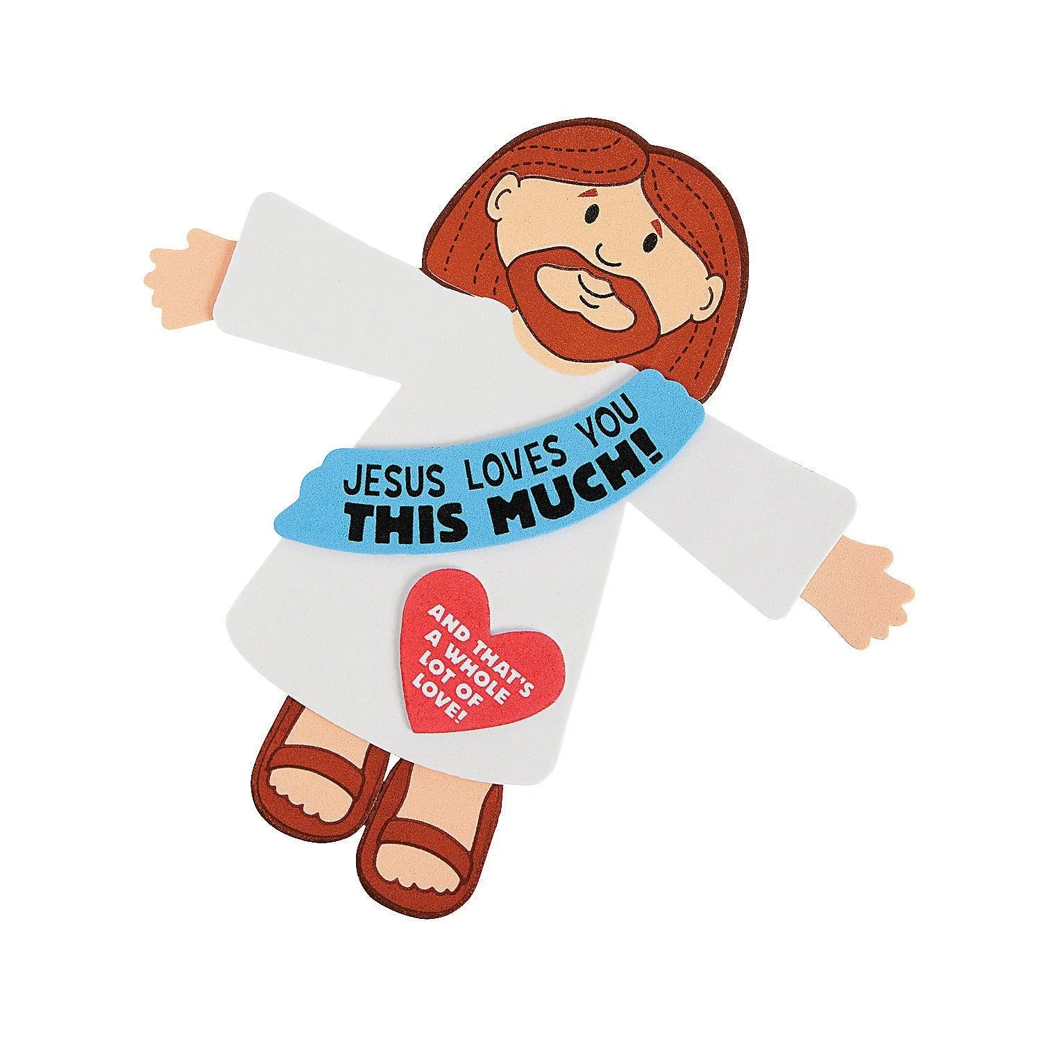 8xJesus-Loves-You-This-Much-Foam-Cut-Out-Makes-12-Crafts-for-Kids-and-Fun-Home-Activities