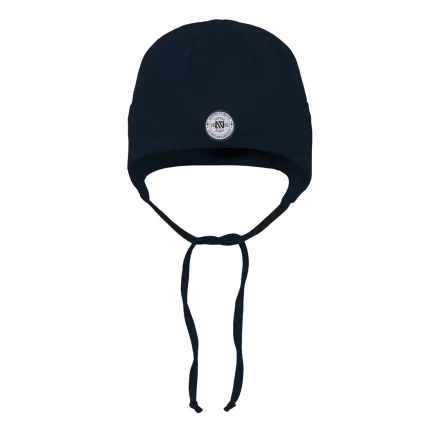 Jersey toque with ears baby Navy