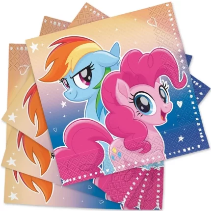 My Little Pony Luncheon Paper Napkins - 6.5" x 6.5" 16 Pcs