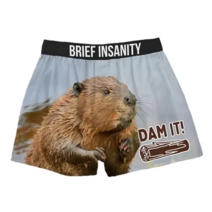 Boxers - Beaver Dam It Funny Unisex Boxer Shorts