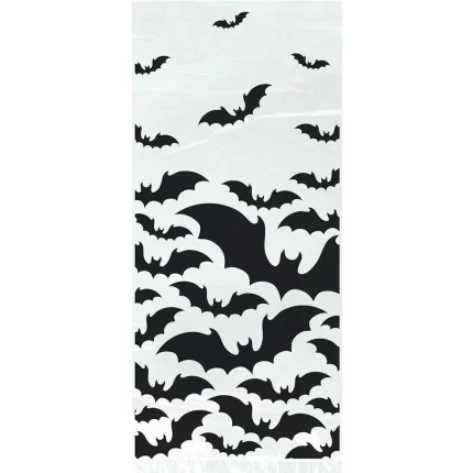 Halloween Bats Cellophane Bags | 11" x 5" | 20 Pcs