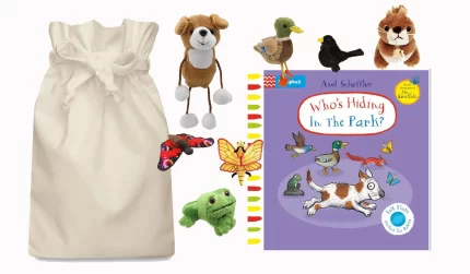 Who's Hiding in the Park Story Sack with Finger Puppets