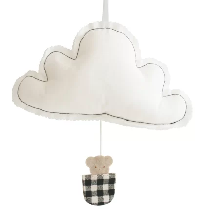 Alimrose  Little Ted Musical Black Check