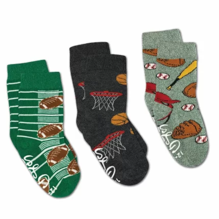 Baseball Basketball and Football Kids Socks