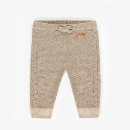 KNITTED PANTS IN RECYCLED POLYESTER NEWBORN