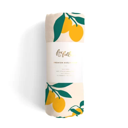 Tiny Lemons Organic Muslin Wrap