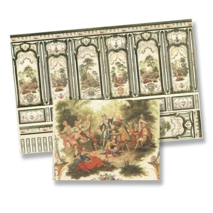 Deco Wall Panel Section Wallpaper