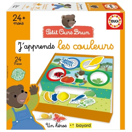 Little brown bear: I'm learning colors (FR)