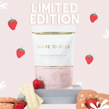 Strawberries & Cream Cookie Packet Mix