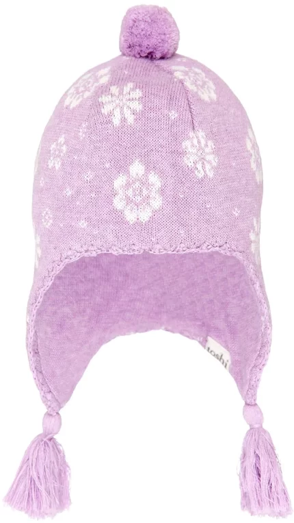 Floral Earmuff Beanie - Dahlia