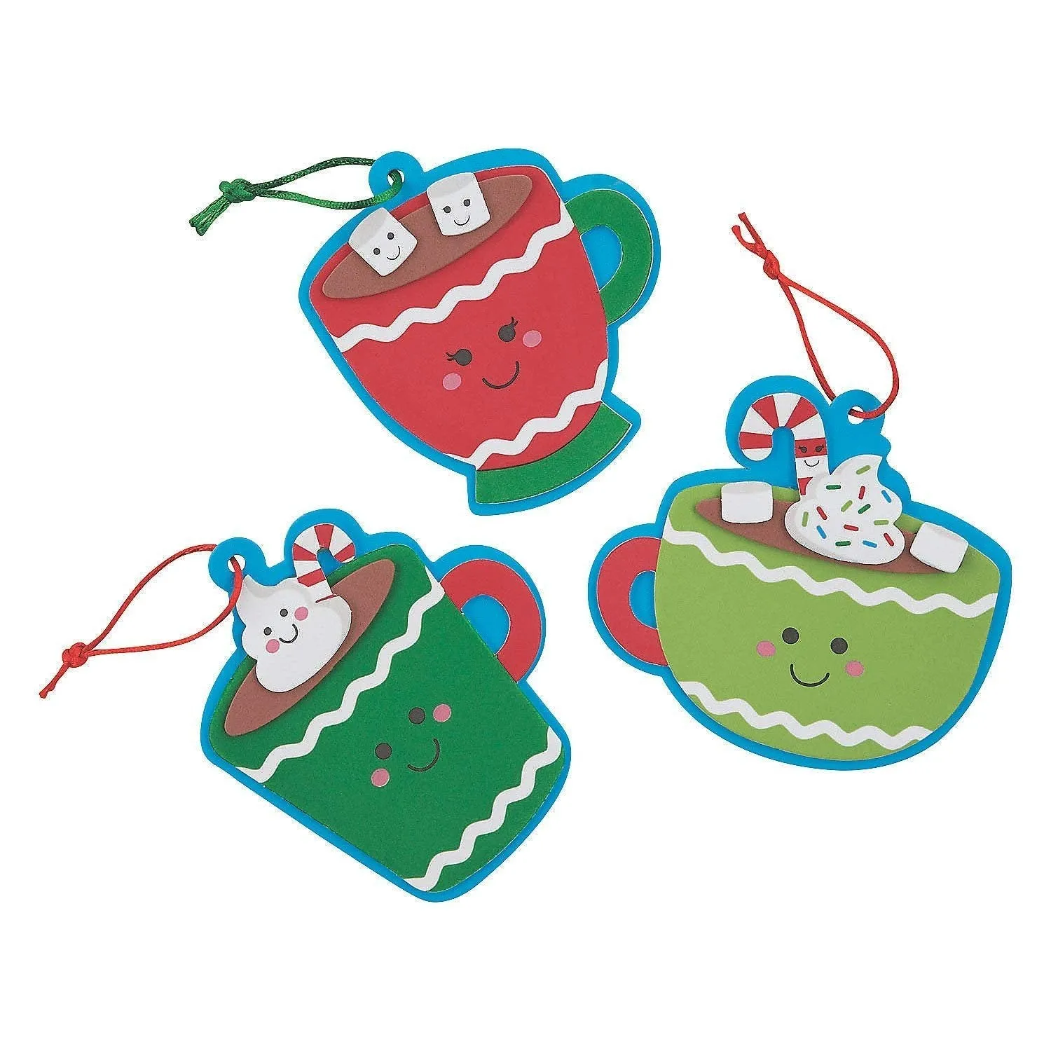 9uFun-Express-Cute-Hot-Cocoa-Christmas-Ornaments-Craft-Kit-Makes-12-Holiday-Crafts-for-Kids