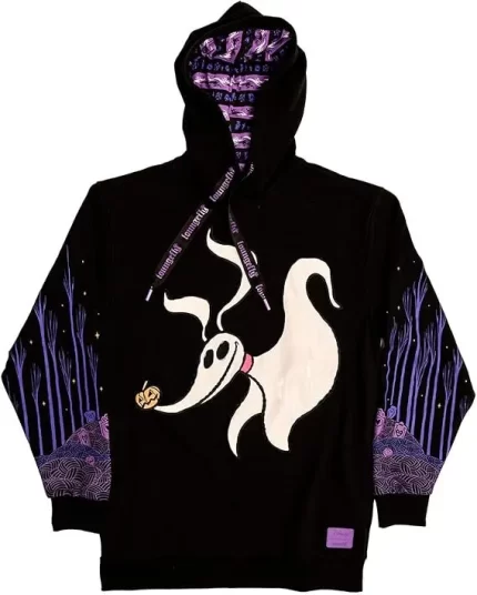 Loungefly Nightmare Before Christmas Zero Hearts Hoodie