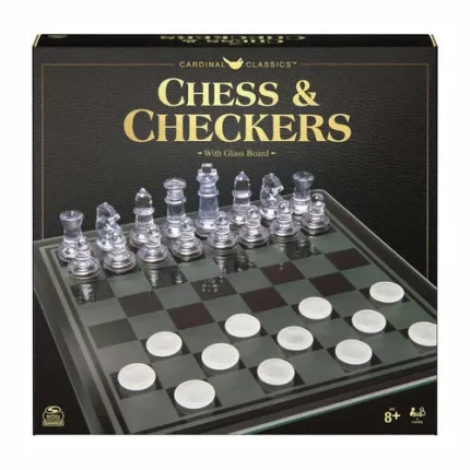 CHESS & CHECKERS ROLL OUT FAMILY GAME