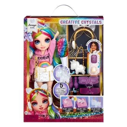 121398  Rainbow High Creative Crystals Doll - Amaya